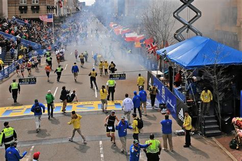 Boston Marathon Bombings At Finish Line Joy Turns To Panic Wsj
