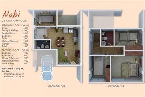 Primary Floor Plan 60 Sqm 2 Storey House Design Popular New Home