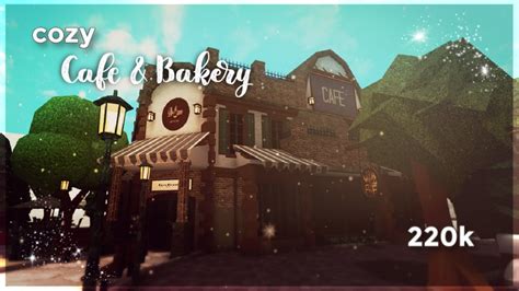 Cozy Cafe And Bakery Apartment 220k Roblox Bloxburg Youtube