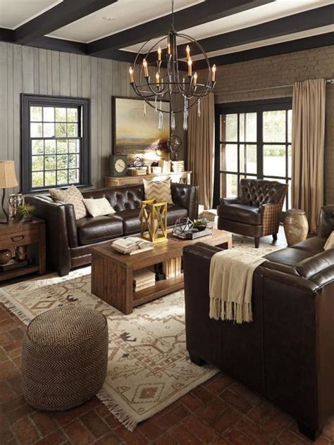 Dark Brown Leather Sofa Decorating Ideas EatHappyProject