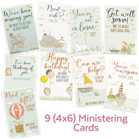 Latter Day Saint Ministering Cards For Primary Relief Society Young