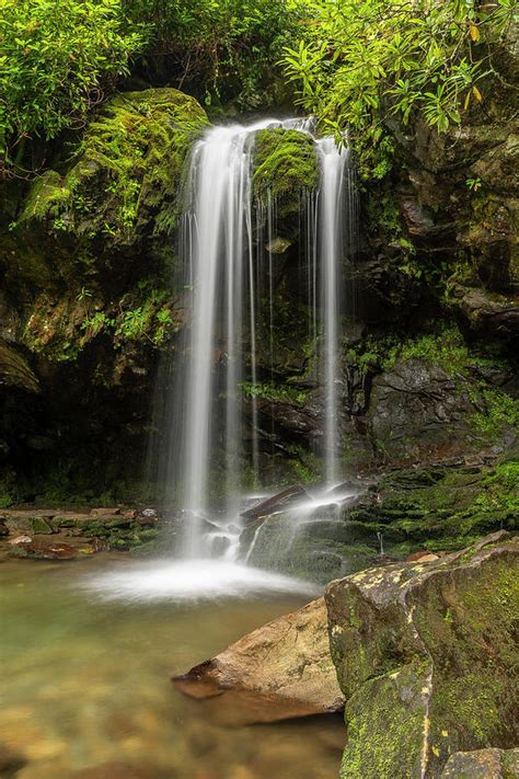 Grotto Falls 4 Photograph By John Brueske Fine Art America