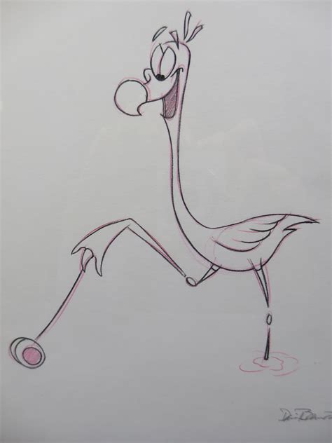 How Much Is Yo Yo Flamingo Fantasia 2000 Disney Artist Signed Hand