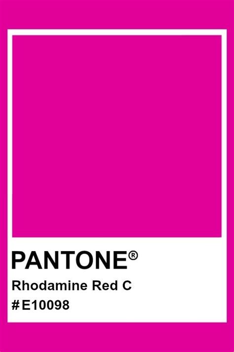 Pms Rhodamine Red C E10098 Hex Color Code The Hexadecimal Color