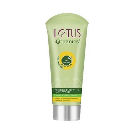 Lotus Organics Pristine Purifying Face Wash 100ml At Rs 395 लोटस