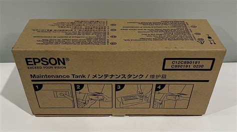 Epson Ink Maintenance Tank Box C12c890191 Pxmt2 C890191 0230 New