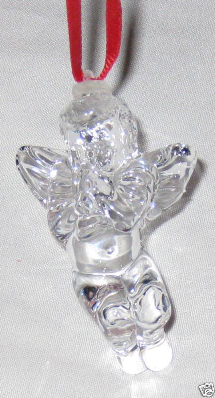Clear Glass 2 5 Angel Ornament Ebay