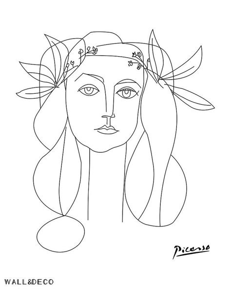 One Line Drawing Poster Pablo Picasso Line Art Picasso Printable