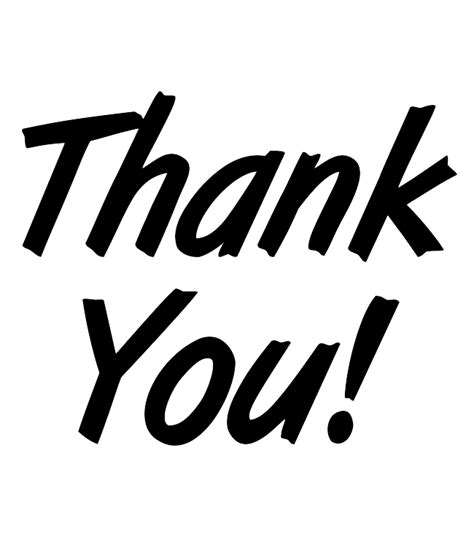 Thank You Png Transparent Image Download Size 650x751px