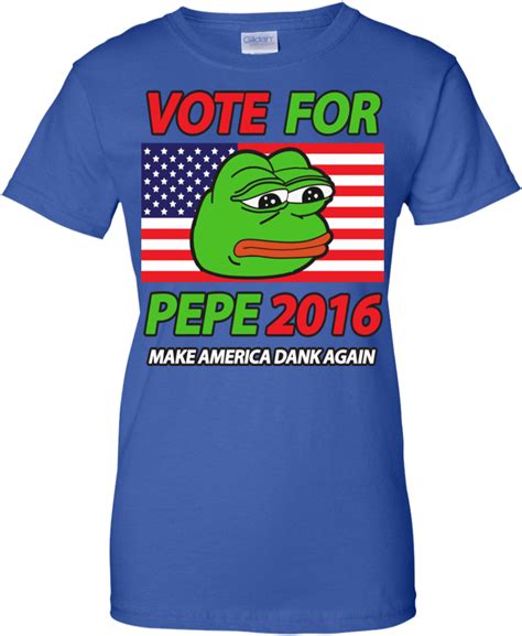 Vote Pepe Sad Frog Meme T Shirt Original Size Png Image Pngjoy