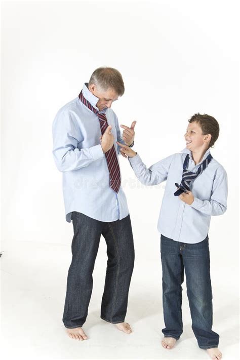 Father Teaching His Son Stock Image Image Of Looking 32758153
