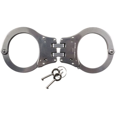 Flexible handcuffs (dual lock design). NIJ Approved Stainless Steel Hinged Handcuffs | Camouflage.ca