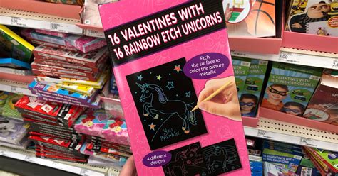 Scan products for free gift cards. 20% Off Valentine's Day Exchange Cards at Target (Unicorn ...