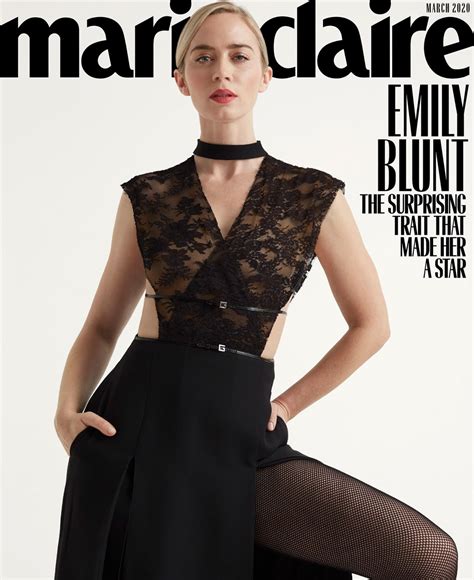 Hottest pictures of emily blunt, the marry poppins, and a quiet place actress. Emily Blunt - Marie Claire US March 2020