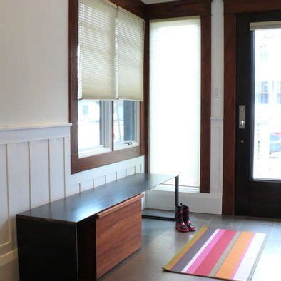 Please don't paint that beautiful wood trim. contemporary craftsman | White wainscoting, Dark wood trim ...