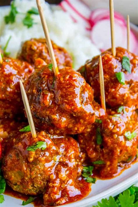 Easy Baked Mexican Meatballs Milleur Beauty