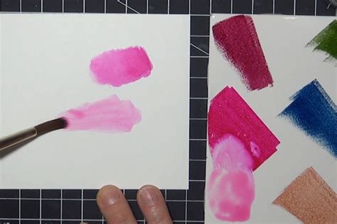 Watercoloring With Dye Inks Tutorial Splitcoaststampers