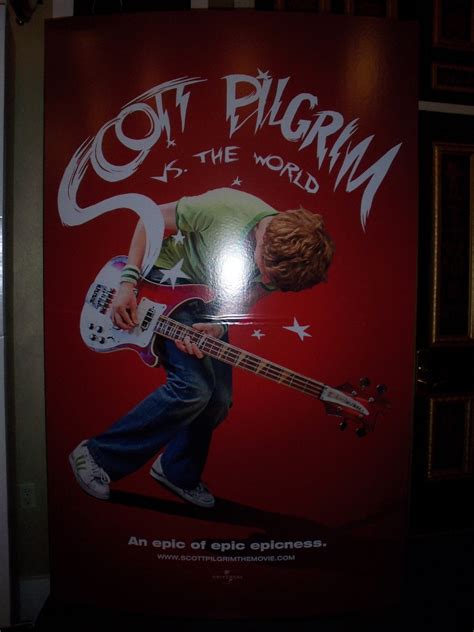 Scott Pilgrim Vs The World Movie Theater Standee First Poster
