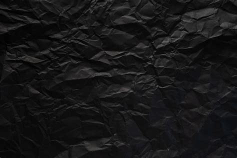 Premium Photo Black Crumpled Paper Texture Background