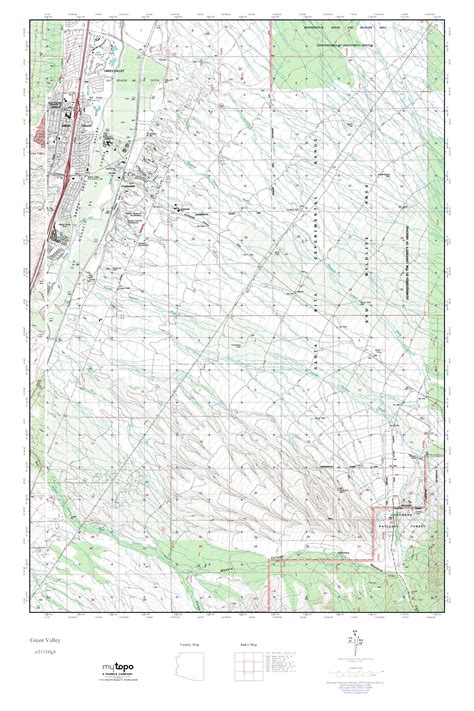 Mytopo Green Valley Arizona Usgs Quad Topo Map