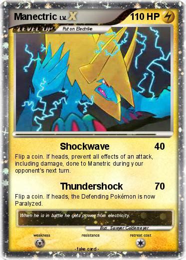 Pokémon Manectric 53 53 Shockwave My Pokemon Card