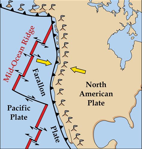 Us Tectonic Plates Map