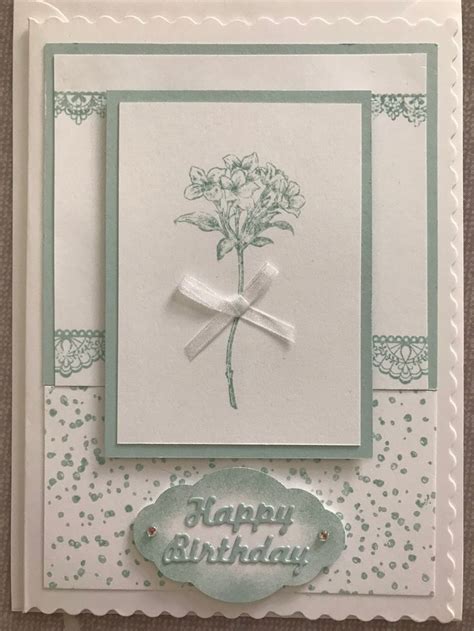 Made Using Stampin Up Avant Garden And Delicate Detail Stamp Sets And