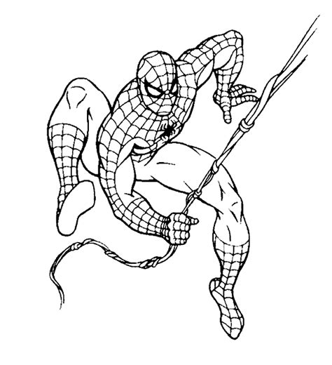 Coloring Page Spiderman Coloring Pages 4