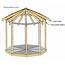 10 Feet Octagon Gazebo Plans Blueprints For Eight Sided Summerhouse