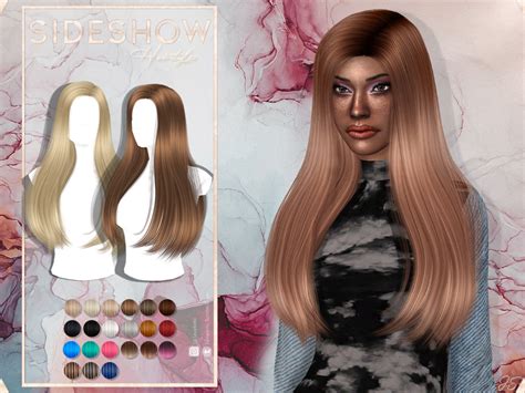 Side Show Hair By Javasims At Tsr Sims 4 Updates