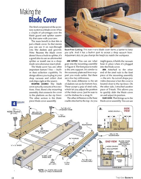 Table Saw Dust Collection Woodworking Projects Diy Woodworking Plan