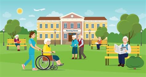 Nursing Home Illustrations Royalty Free Vector Graphics And Clip Art