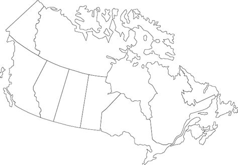 Kostenlose Vektorgrafik Kanada Karte Geographie Land Kostenloses