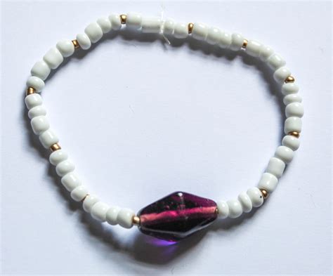glass bead bracelets etsy