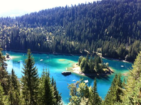 Most Beautiful Lake In Switzerland Caumasee Flims