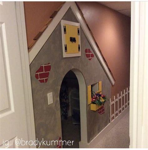 Playroom Under The Stairs Perfect Use Of Space For Kids To Play In And