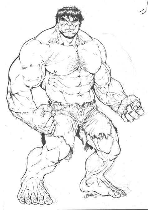 Marvel Green Hulk Pencils By Rubusthebarbarian On Deviantart