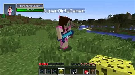 PopularMMOs Pat And Jen Minecraft PAT FIGHTER CHALLENGE GAMES Lucky Block Mod Modded Mini