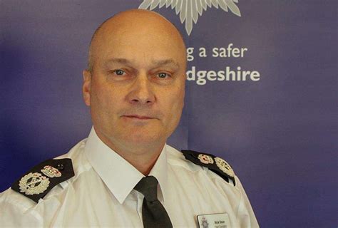 Cambridgeshires New Chief Constable Nick Dean Speaks About Problems