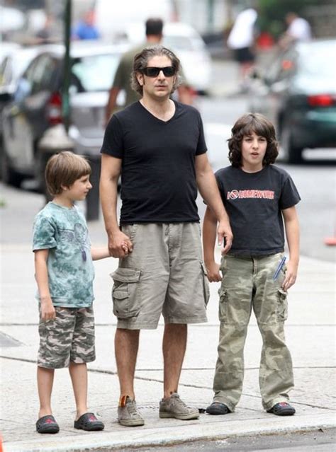 Michael Imperioli With His Children Sons David L Now 13 And Vadim