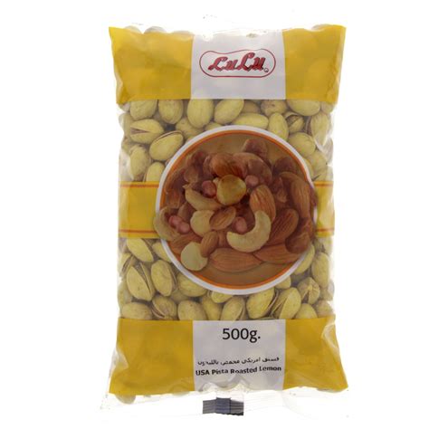 Lulu Usa Pista Roasted Lemon 500g Online At Best Price Roastery Nuts