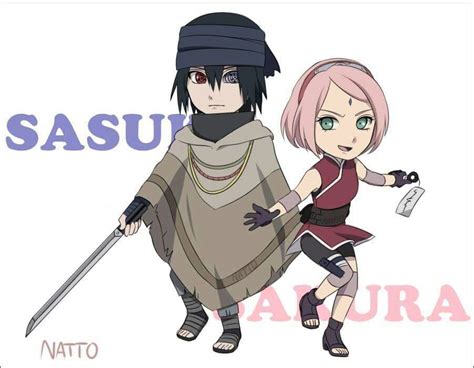 Chibi Sasuke And Sakura The Last Sasusaku Gambar Anime Gambar