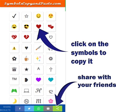 Emoji Text Symbols
