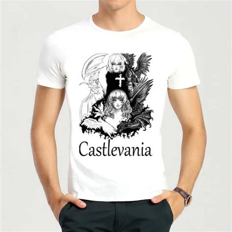 Buy Castlevania T Shirt Teens White Short Sleeve