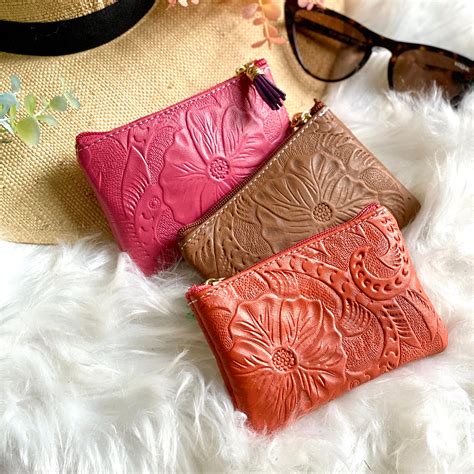 Handcrafted Leather Small Pouch Small Makeup Bag Small Etsy