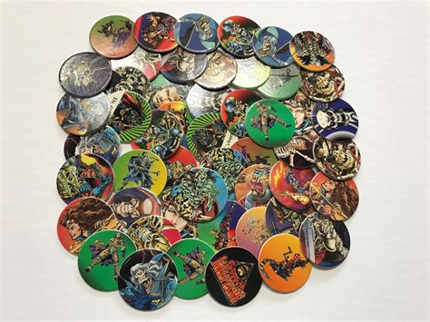 Sale 1990s Pogs Game Pieces New Unused Deadstock Kids Games Toys