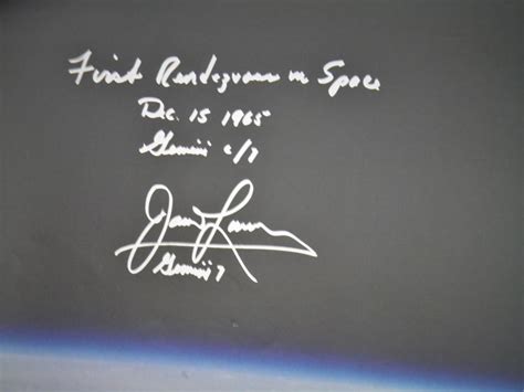 Sold Price Over Sized Gemini 67 Photograph Signed By The Gemini 7