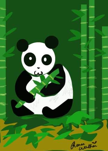 Panda Shape Art By Berrysweetkiss On Deviantart