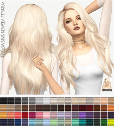 Sims 4 Hairs Miss Paraply Leahlilliths Soundwave Solids Hair Retextured