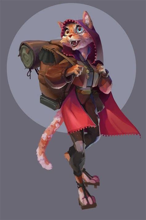 Female Tabaxi Monk Female Catfolk Sorcerer Pathfinder Pfrpg Dnd D